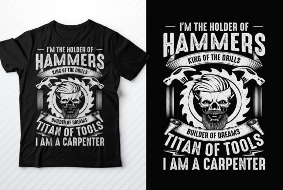 Carpenter T-Shirt Design: A Premium Creative Asset for Your Projects
