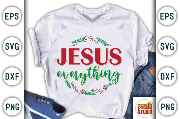 Christmas Quote Design, Jesus Everything: A Designer's Guide