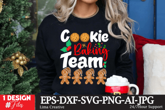 Cookie Baking Team T-Shirt Design: A Versatile Digital Asset