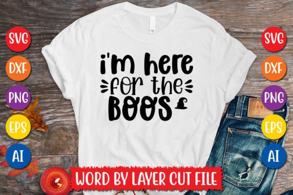 Creative Uses for the I'm Here for the Boos SVG Design