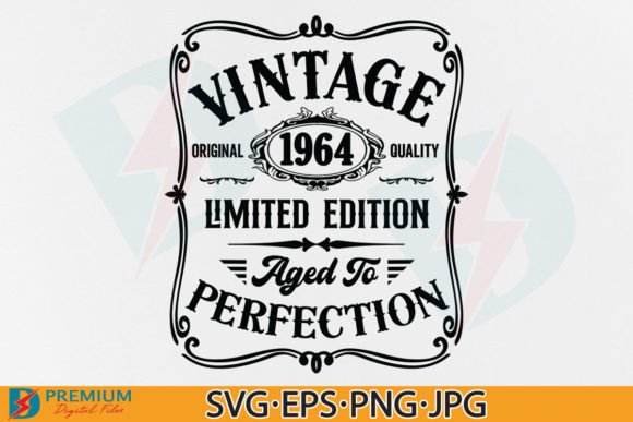 Elevate Your Designs with a 60th Birthday Vintage SVG