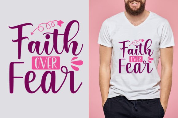 Faith Over Fear SVG Design: Empowering Your Visual Message