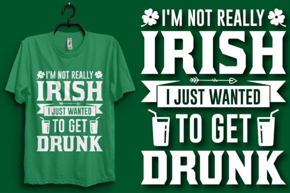 Festive Graphic Design: St Patrick's Day T-shirt Design