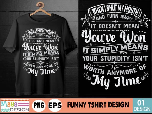 Funny Tshirt Quote Design: Humor for Creative Projects