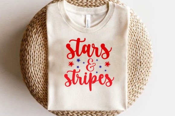 Timeless Americana: Retro 4th July SVG Design, Stars & Stripes