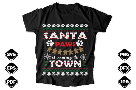 Ugly Christmas Sweater T-shirt Design: A Festive Creative Asset